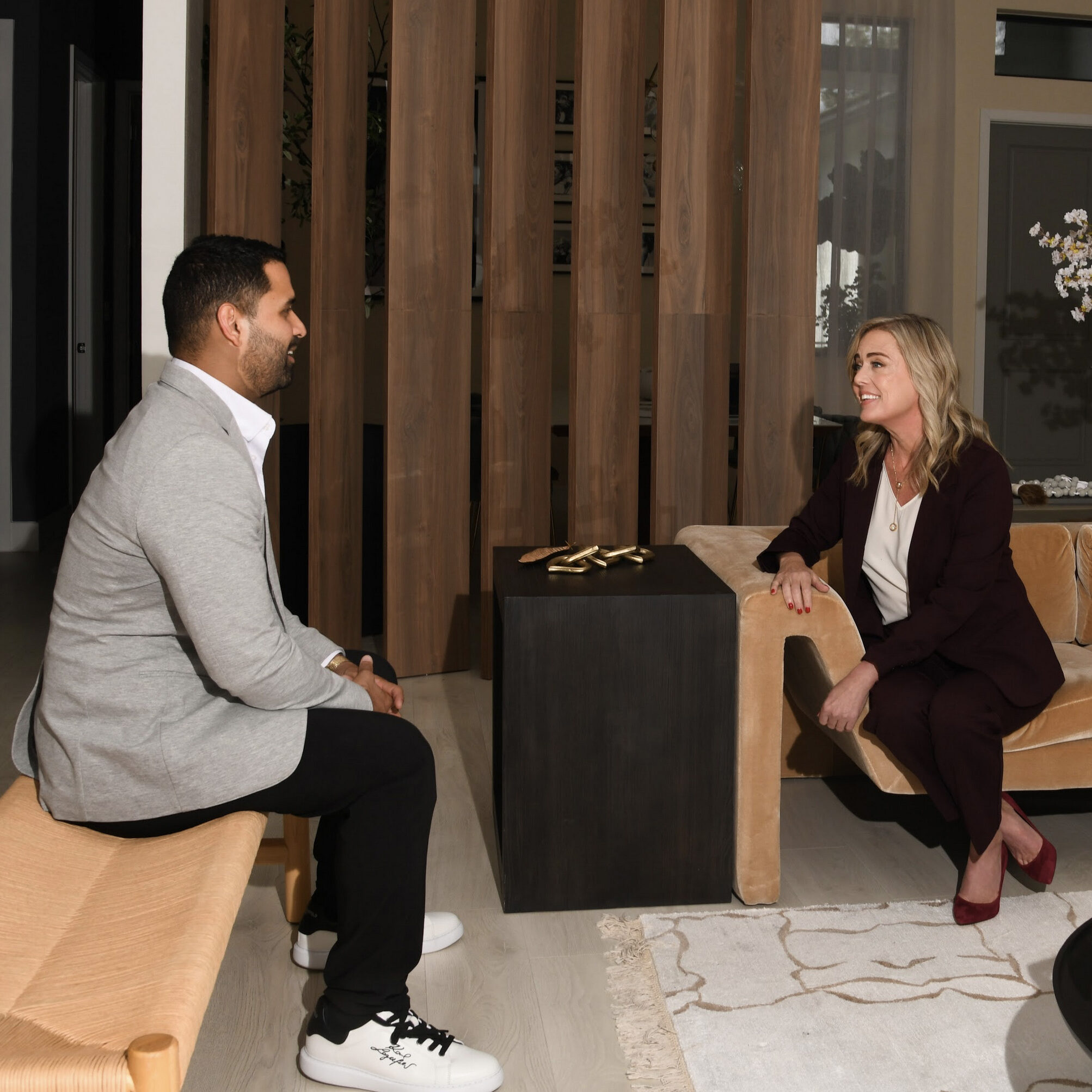 Katie Swartz with client